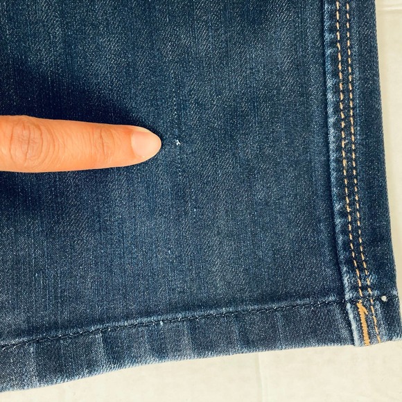 DL1961 Angel Mid Rise Skinny Ankle Jeans Dark Wash - Picture 12 of 12